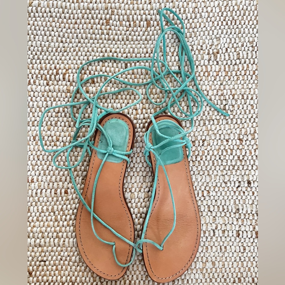 Stuart Weitzman Lace Up Sandal